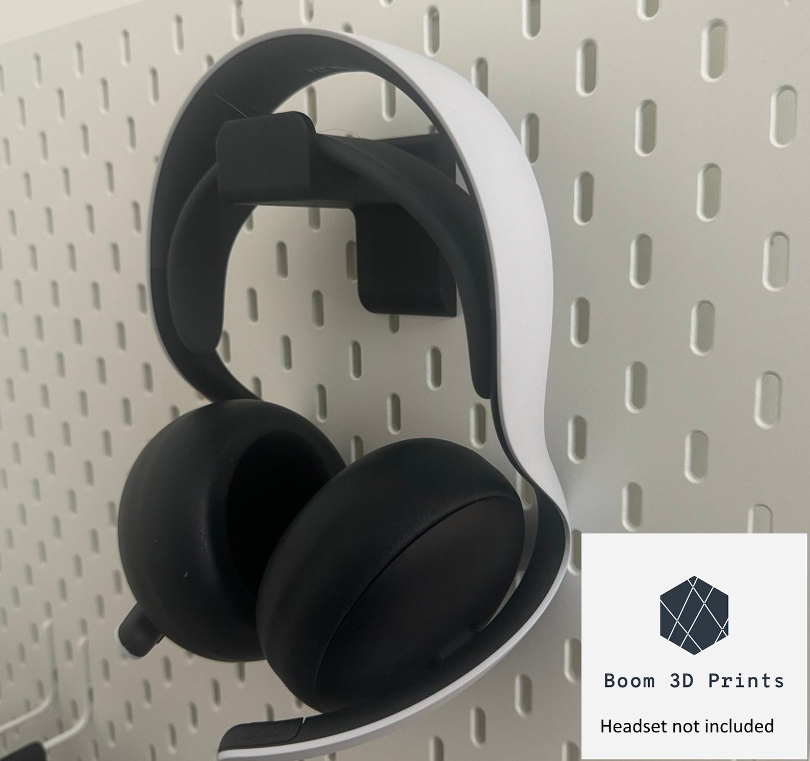 Custom Headphones Holder Hook for Gaming Setup - IKEA SKADIS / UPPSPEL - Headphone Stand Display