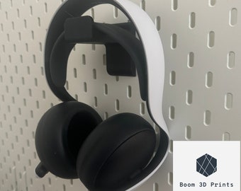 Custom Headphones Holder Hook for Gaming Setup - IKEA SKADIS / UPPSPEL - Headphone Stand Display