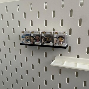 Bitty Pop! Display för IKEA SKÅDIS Mini Funko Hållare Pegboard Hylla bild 6