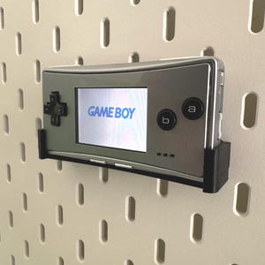 Ikea Skadis Uppspel Pegboard Hållare Stativkonsol för Nintendo Gameboy Micro bild 1