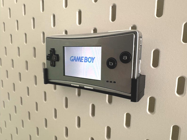 Ikea Skadis Uppspel Pegboard Hållare Stativkonsol för Nintendo Gameboy Micro bild 1