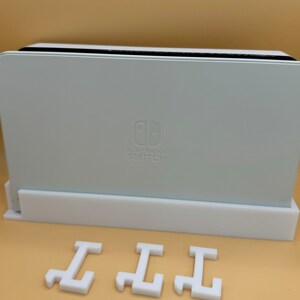 Switch OLED dockningsskärmhållare för Ikea Skadis eller Uppspel Pegboard bild 2