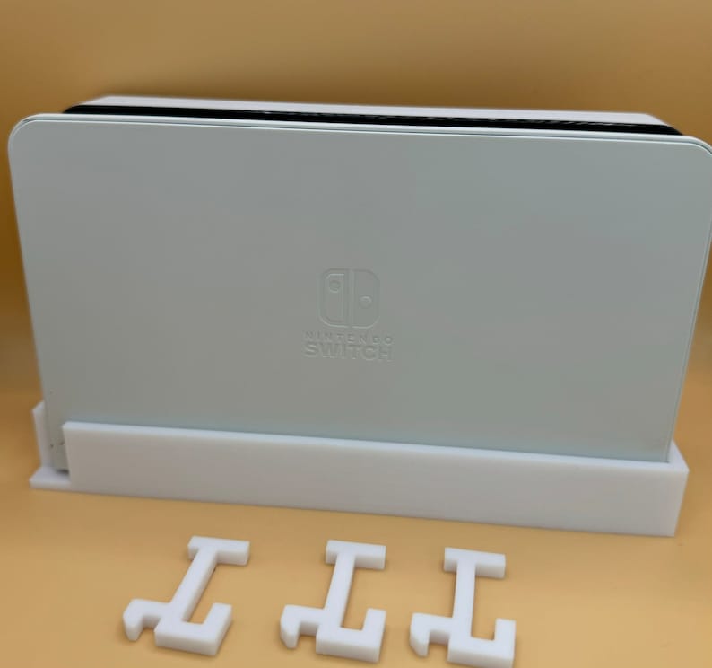 Switch OLED dockningsskärmhållare för Ikea Skadis eller Uppspel Pegboard bild 2