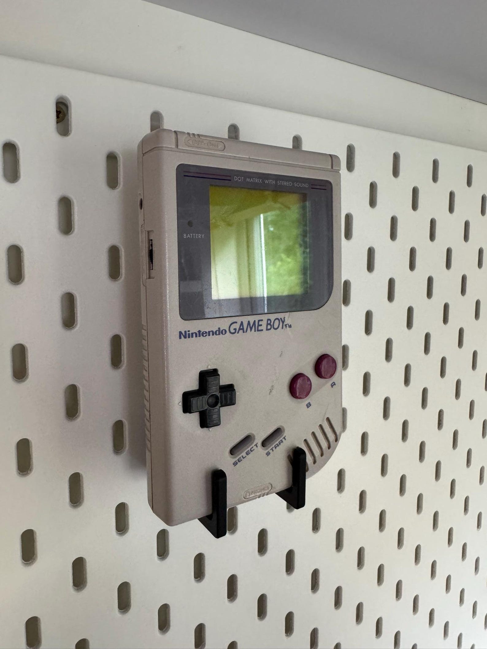 Ikea Skadis Uppspel Pegboard Holder Stand Console for Nintendo Gameboy Original DMG