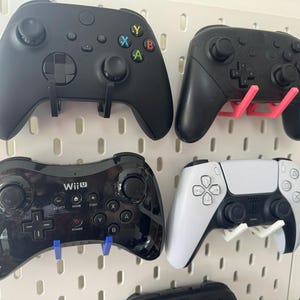 Gaming Controller Hooks: Universal Fit for IKEA SKADIS Pegboard