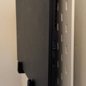 Laptop Krokar Hållare Display Stand för IKEA SKADIS / UPPSPEL Pegboard bild 3