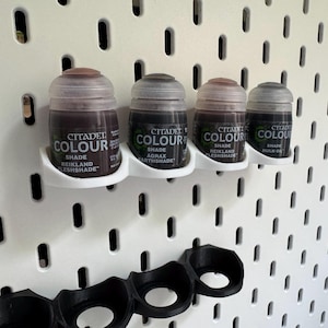 Citadel Paint Holder: 3D Printed IKEA Skadis Pegboard Organizer
