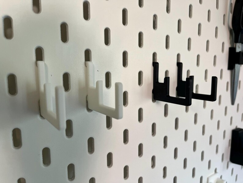 Nintendo Gameboy Pocket Display Stand Hooks | 3D Printed Holder for IKEA Skadis Uppspel Pegboard image 4