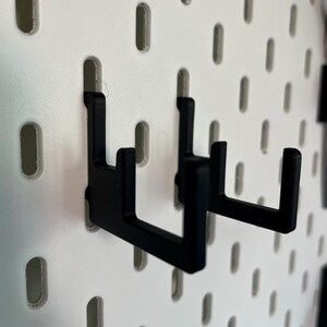 Nintendo Gameboy Pocket Display Stand Hooks | 3D Printed Holder for IKEA Skadis Uppspel Pegboard image 6