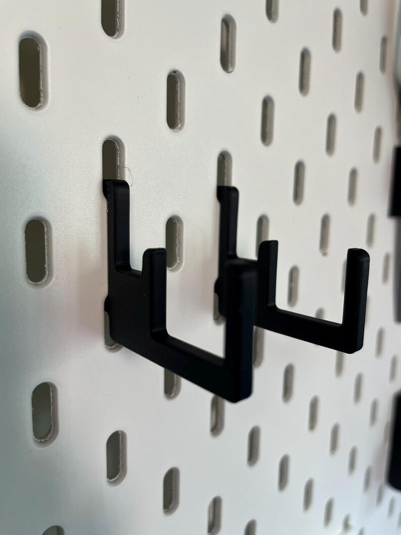 Nintendo Gameboy Pocket Display Stand Hooks | 3D Printed Holder for IKEA Skadis Uppspel Pegboard image 6
