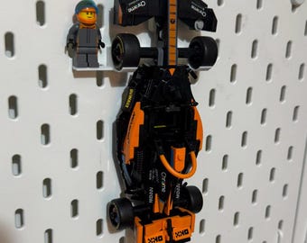 Lego Speed Champions Car Display Stand for Ikea Skadis Pegboard