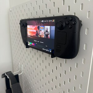 Expositor de ganchos para soporte de cubierta de vapor de válvula para tablero perforador IKEA SKADIS / UPPSPEL imagen 6