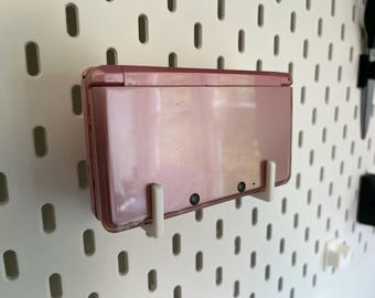 Ikea Skadis Uppspel Pegboard Holder Hooks Stand Console for Nintendo 3DS