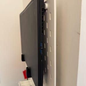 Laptop Krokar Hållare Display Stand för IKEA SKADIS / UPPSPEL Pegboard bild 9