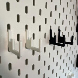 Nintendo Gameboy Pocket Display Stand Hooks | 3D Printed Holder for IKEA Skadis Uppspel Pegboard image 5