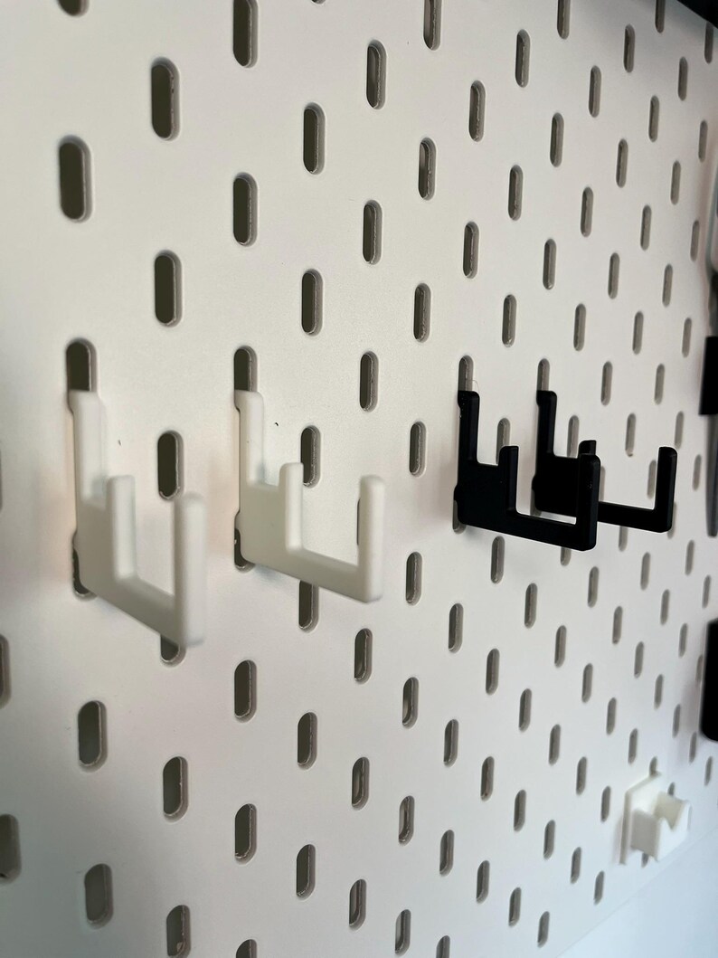 Nintendo Gameboy Pocket Display Stand Hooks | 3D Printed Holder for IKEA Skadis Uppspel Pegboard image 5