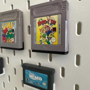 Suporte individual para cartucho Game Boy / GBA para Ikea Skadis / Uppspel Pegboard imagem 3
