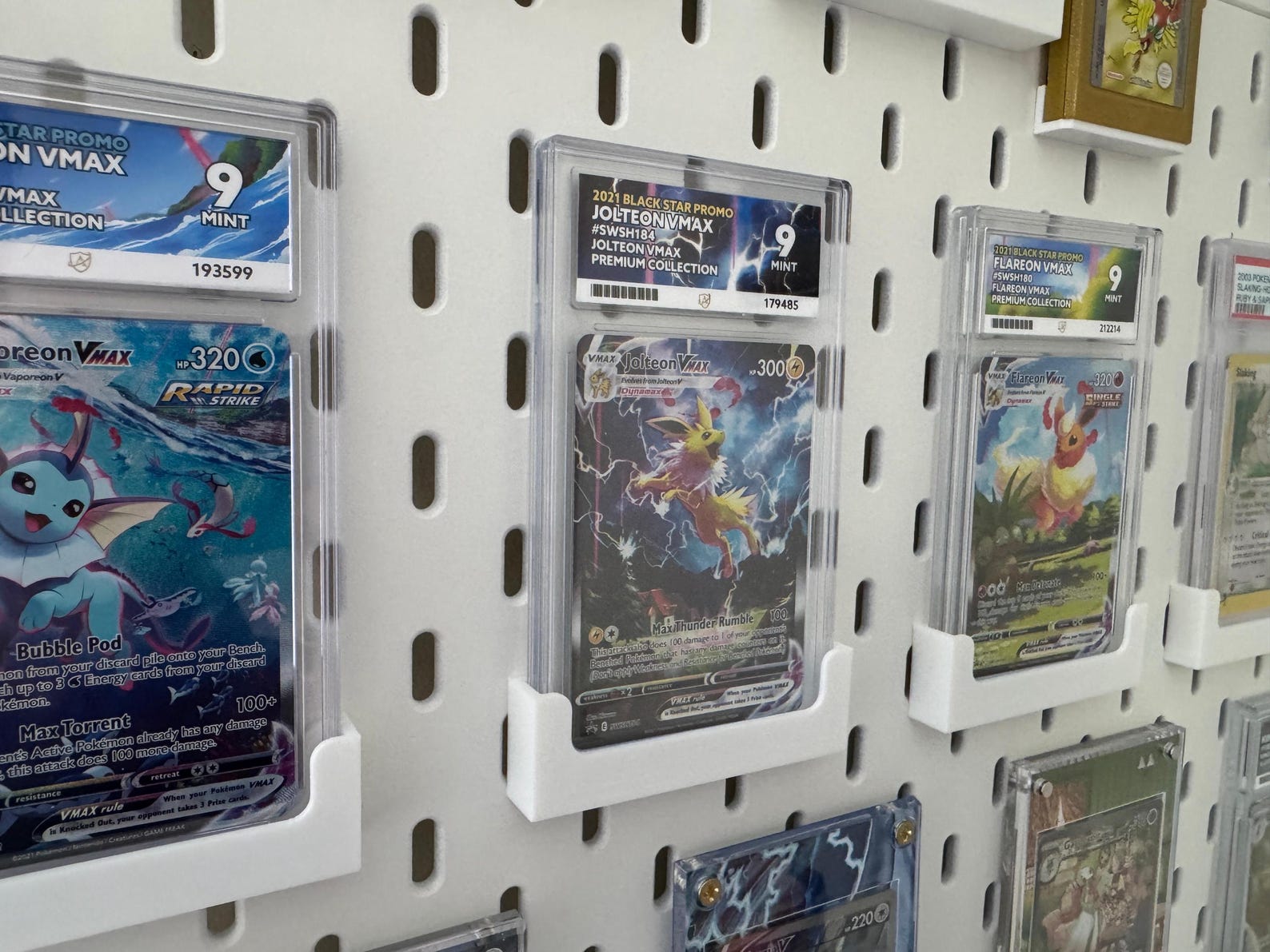 ACE Graded Trading Card TCG Card Holder Mount for IKEA Skadis / Uppspel Pegboard
