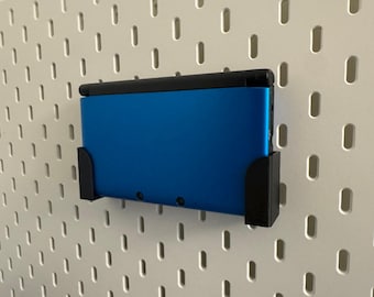 Nintendo 3DS XL Handheld Console Stand Display for Ikea Skadis Uppspel Pegboard