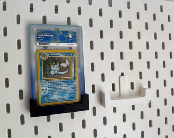 ACE Graded Card Holder Mount: IKEA Skadis/Uppspel Pegboard for Grail Guard Bumper Case