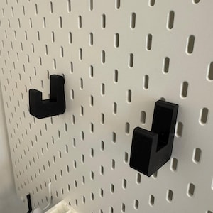 Laptop Krokar Hållare Display Stand för IKEA SKADIS / UPPSPEL Pegboard bild 8