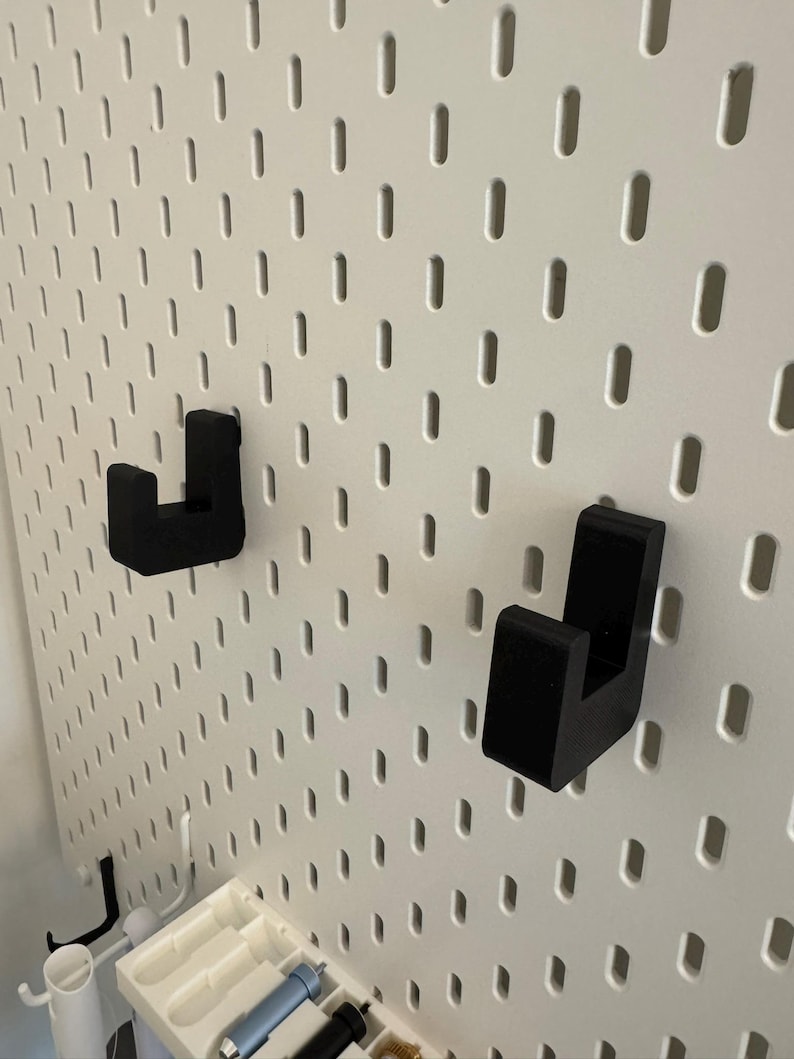 Laptop Krokar Hållare Display Stand för IKEA SKADIS / UPPSPEL Pegboard bild 8