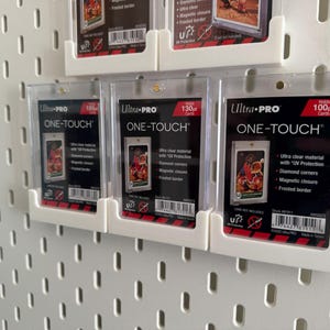 Magnetic Trading Card Holder Mount for IKEA SKÅDIS, Ultra Pro 55-180pt image 2