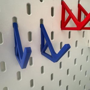 Krokar till spelkontroll: Universell passform för IKEA SKADIS Pegboard bild 10