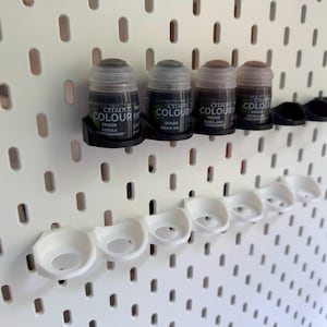 Citadel Paint Holder: IKEA Skadis Pegboard Organizer (3D Printed)