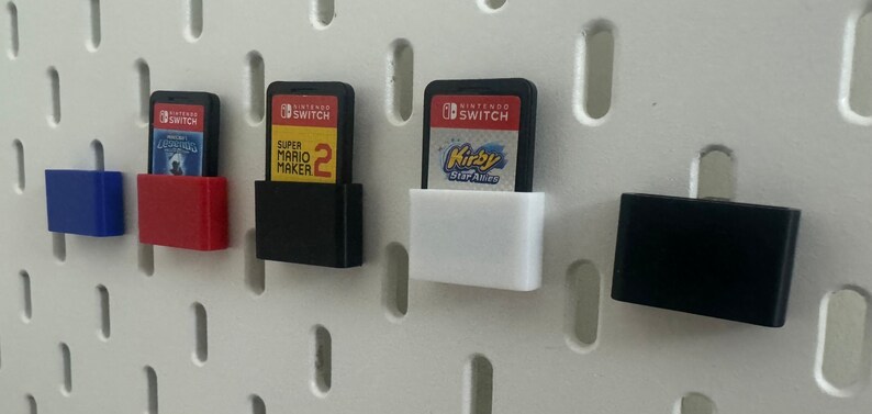 Individuell Switch-spelkortshållare för Ikea Skadis Uppspel Pegboard bild 3