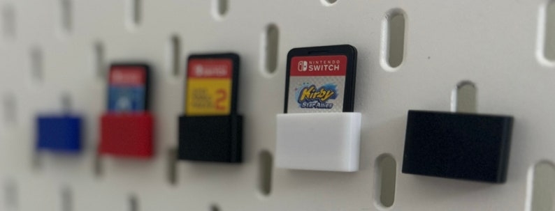 Individuell Switch-spelkortshållare för Ikea Skadis Uppspel Pegboard bild 4