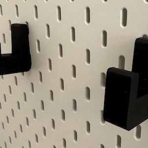Laptop Krokar Hållare Display Stand för IKEA SKADIS / UPPSPEL Pegboard bild 7