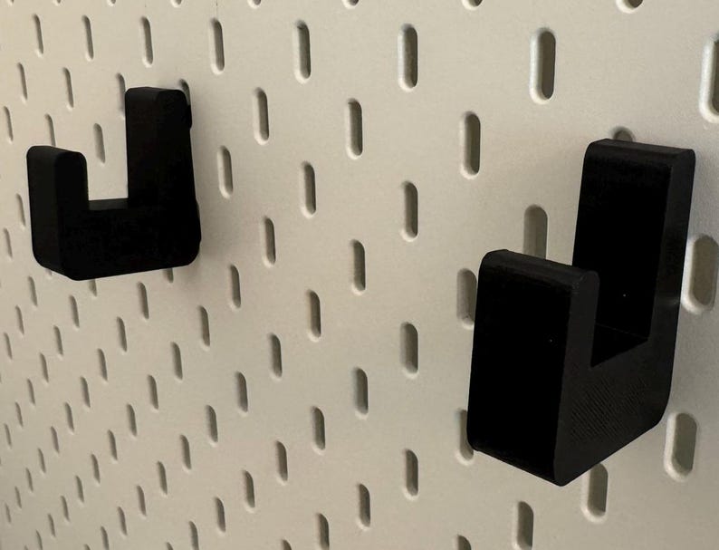 Laptop Krokar Hållare Display Stand för IKEA SKADIS / UPPSPEL Pegboard bild 7
