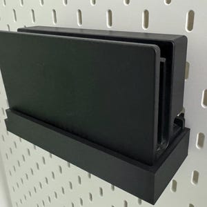Switch Dock Display Mount Holder for Ikea Skadis or Uppspel Pegboard