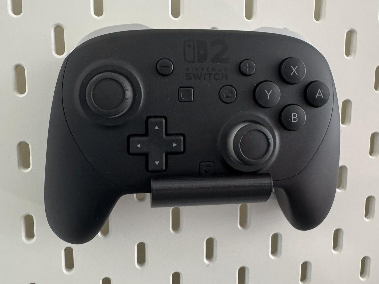 Nintendo Switch 2 Pro Controller Display Stand for Ikea Skadis Uppspel Pegboard