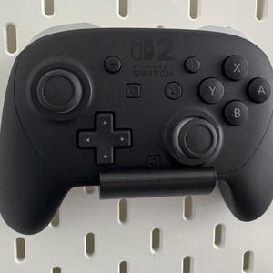 Nintendo Switch 2 Pro コントローラー ディスプレイ スタンド Ikea Skadis Uppspel ペグボード用
