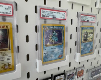 Trading Card TCG Card Holder Mount for IKEA Skadis / Uppspel Pegboard