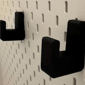 Laptop Krokar Hållare Display Stand för IKEA SKADIS / UPPSPEL Pegboard bild 2