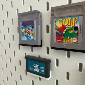 Suporte individual para cartucho Game Boy / GBA para Ikea Skadis / Uppspel Pegboard imagem 4