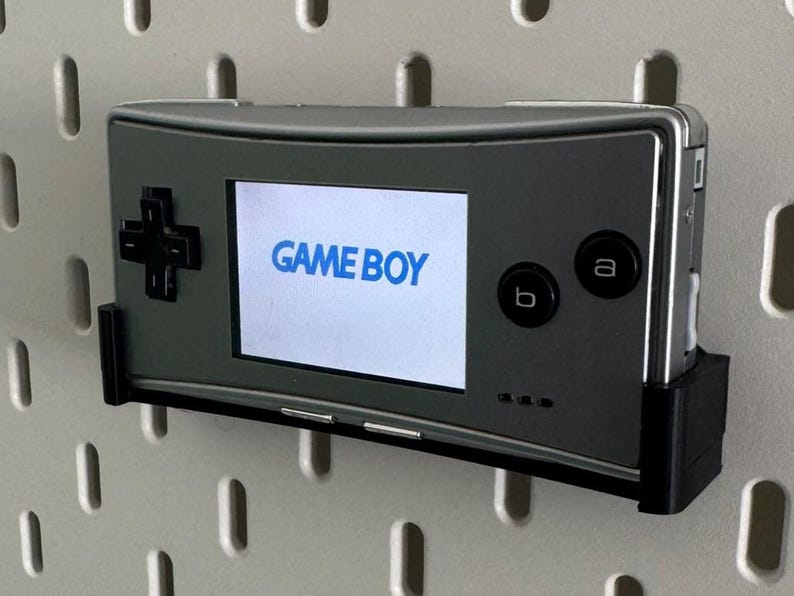 Ikea Skadis Uppspel Pegboard Hållare Stativkonsol för Nintendo Gameboy Micro bild 4