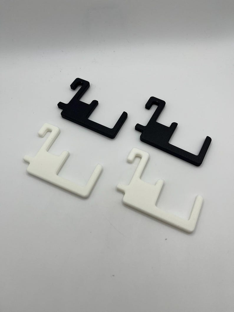 Nintendo Gameboy Pocket Display Stand Hooks | 3D Printed Holder for IKEA Skadis Uppspel Pegboard image 7