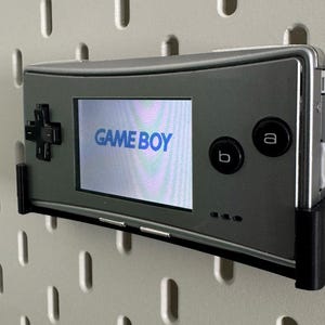 Ikea Skadis Uppspel Pegboard Hållare Stativkonsol för Nintendo Gameboy Micro bild 5