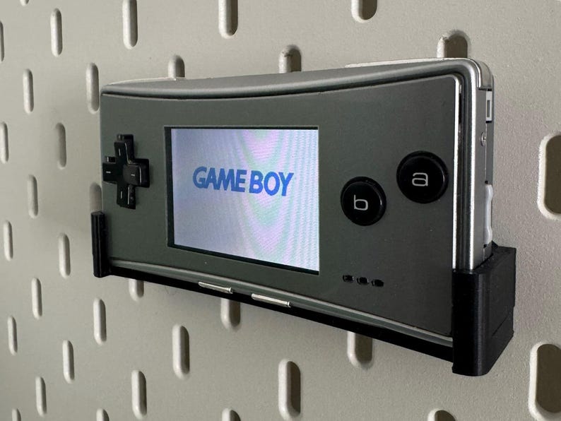 Ikea Skadis Uppspel Pegboard Hållare Stativkonsol för Nintendo Gameboy Micro bild 5