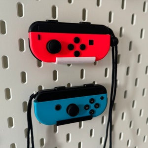 Switch JoyCon Controller Halterung Display für IKEA Skadis Uppspel Pegboard