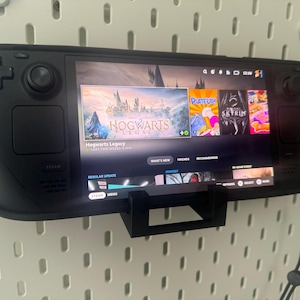 Gaming Handheld Pegboard Holder: Fits Steam Deck, ROG Ally, Legion Go