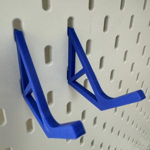 Krokar till spelkontroll: Universell passform för IKEA SKADIS Pegboard bild 7