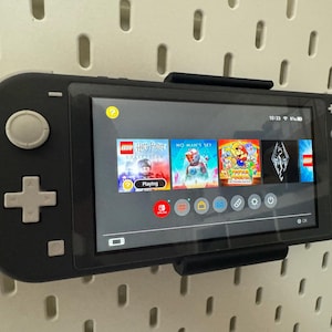 Switch Lite Handheld Console Display Stand for Ikea Skadis Uppspel Pegboard