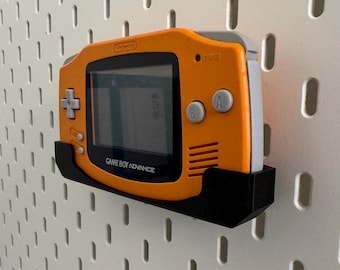 Nintendo Gameboy Advance Display Stand for IKEA Skadis Uppspel Pegboard
