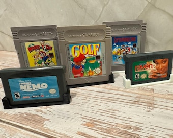 Individual Gameboy Game Card Cartridge Display Holder Stand