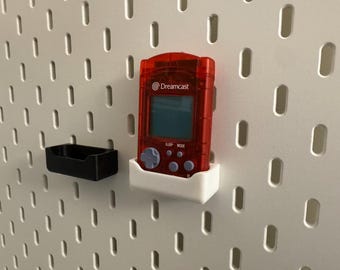 Sega Dreamcast VMU Holder for IKEA Skådis | Retro Gaming Display Mount | VMU Stand